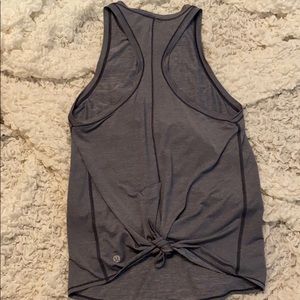 Lululemon Silverescent X-Static Tie Back Tank